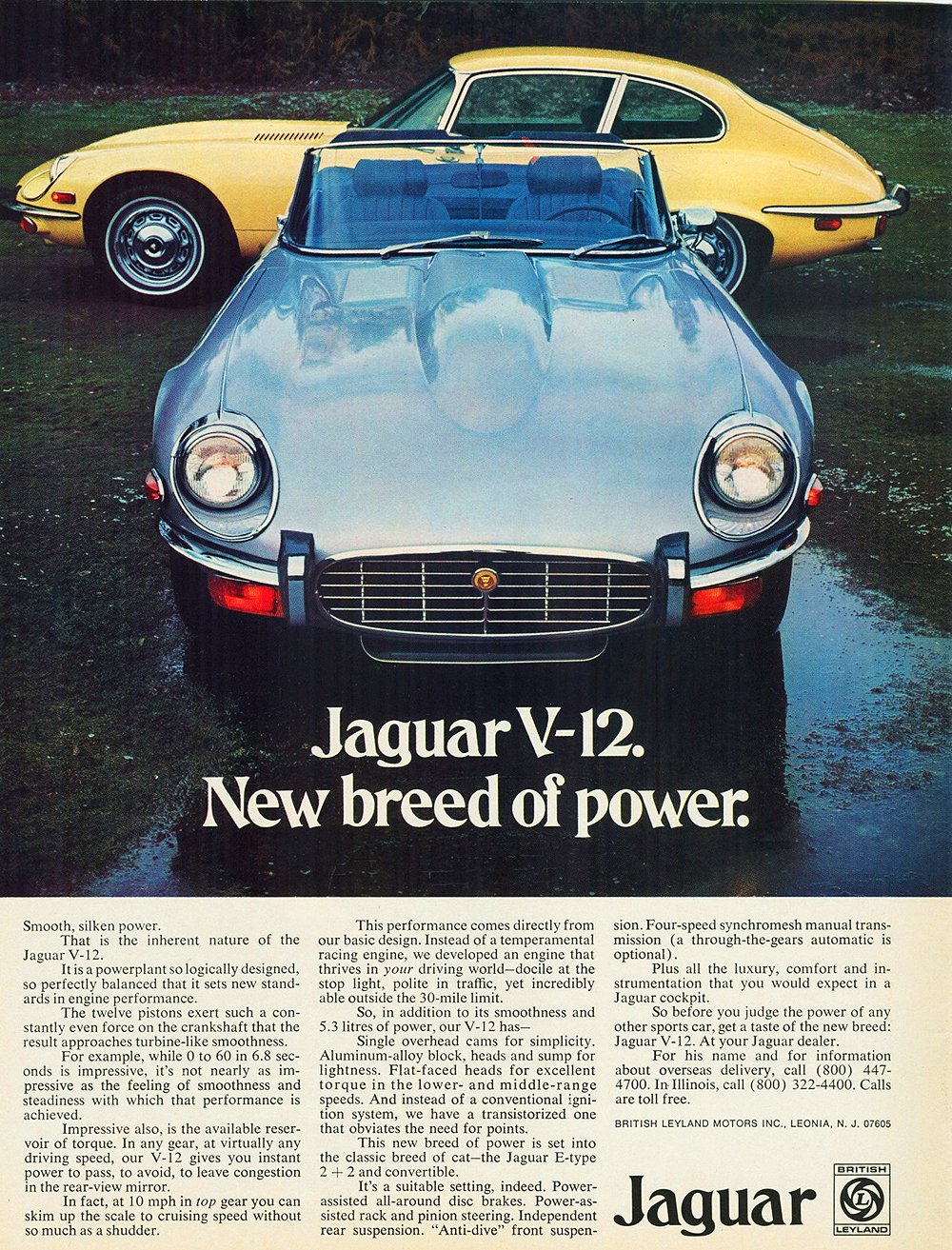 1973 Jaguar Auto Advertising